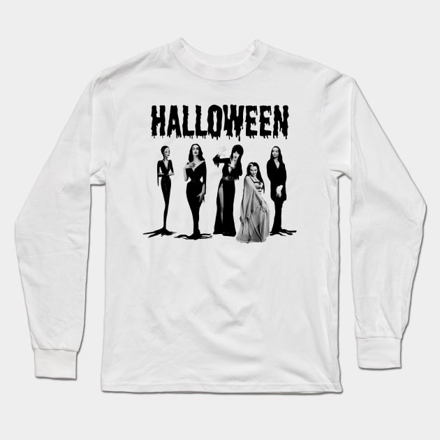 Halloween - Women of horror Long Sleeve T-Shirt by Utopia Art & Illustration